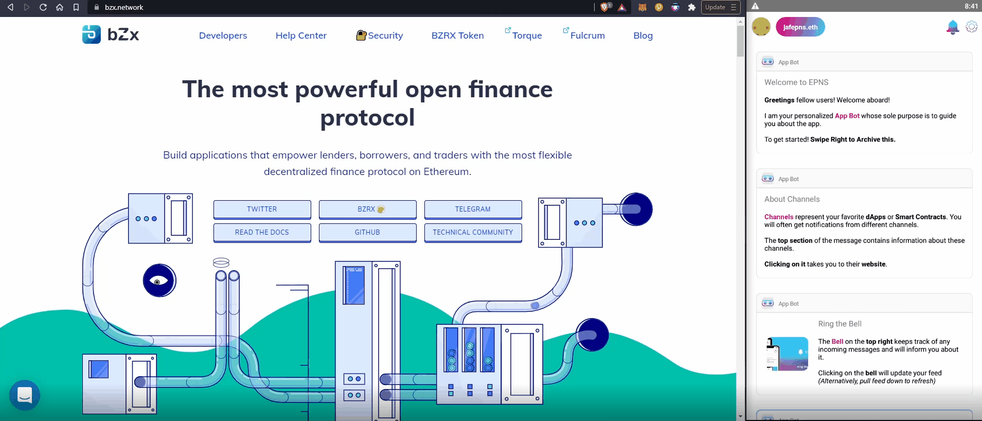 First Image of EPNS Monthly Blocks