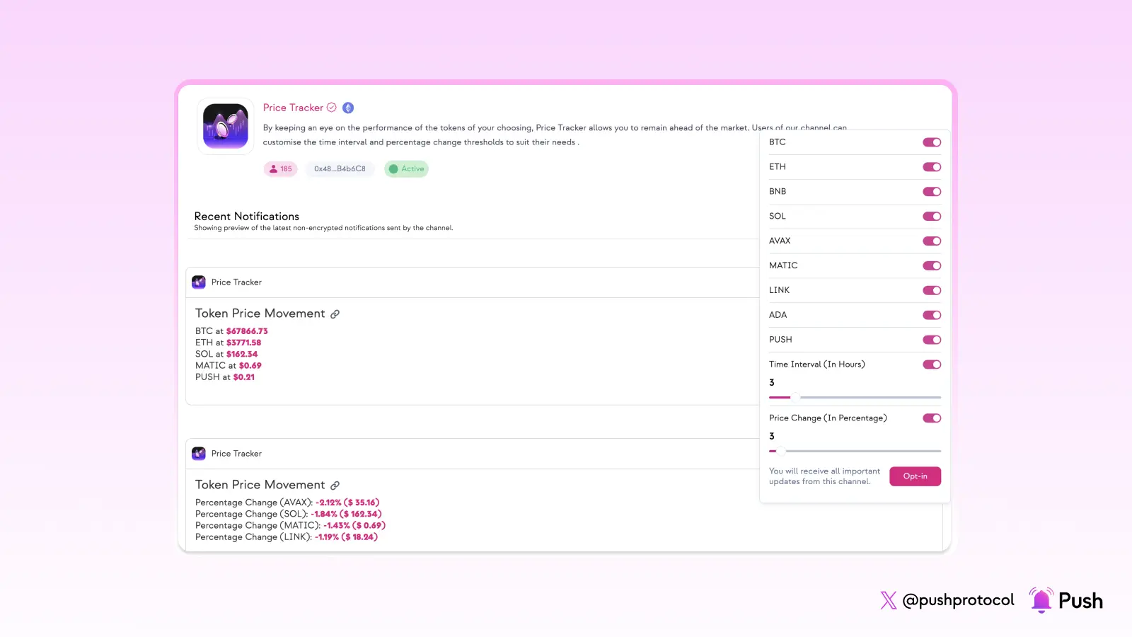  Price Tracker channel