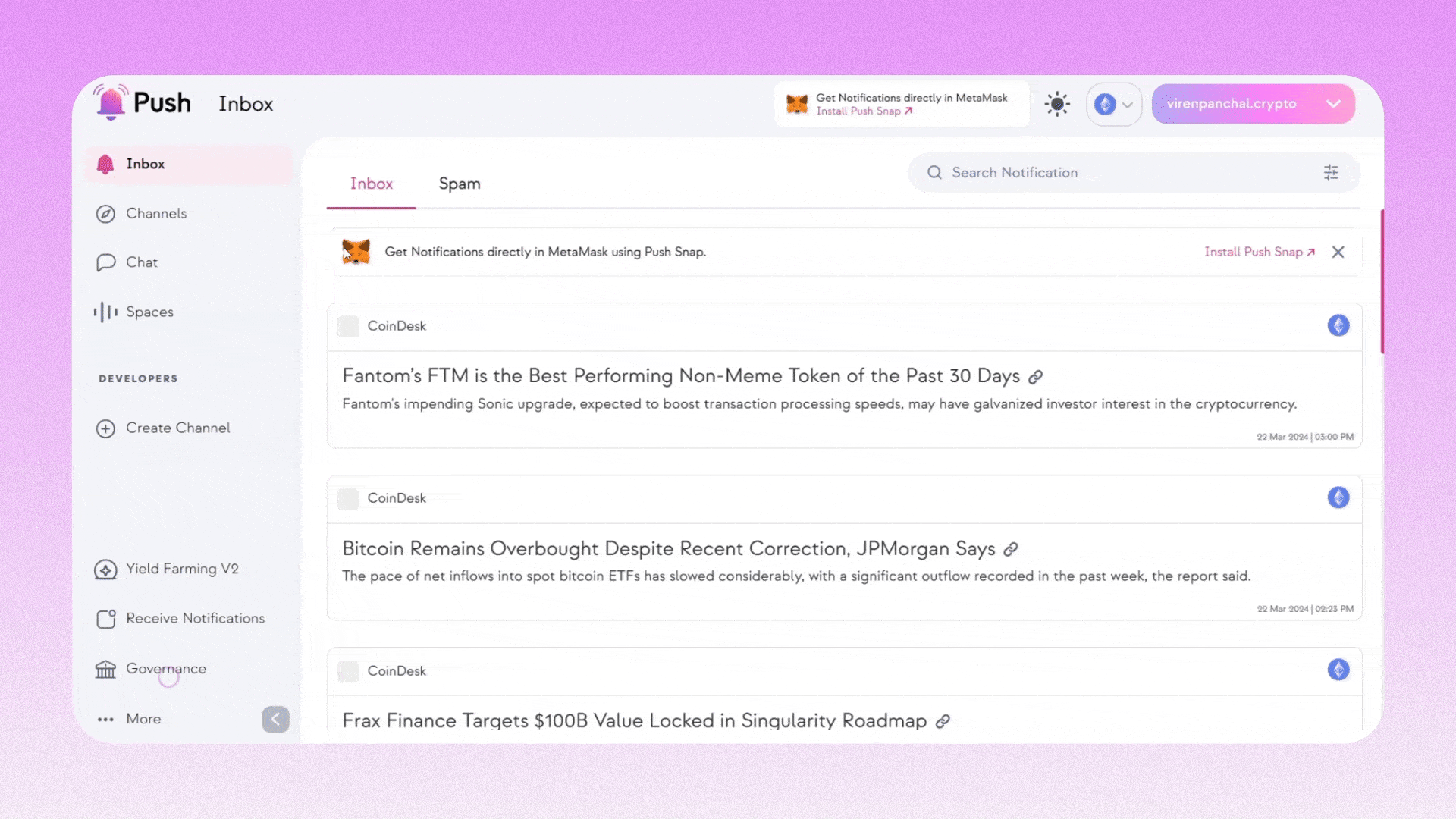 Push Profile Pages and History GIF