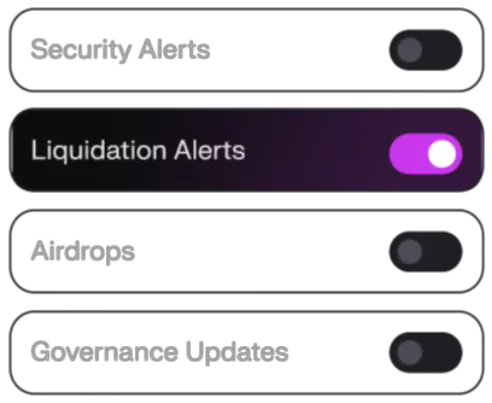 Illustration showing various types of notification categories that can be customized by the developer for enchaned UX